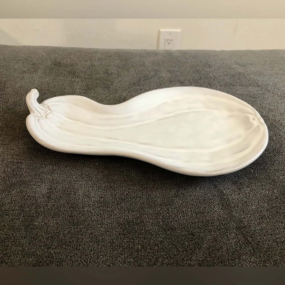 Pottery Barn Pumpkin Stoneware Platter